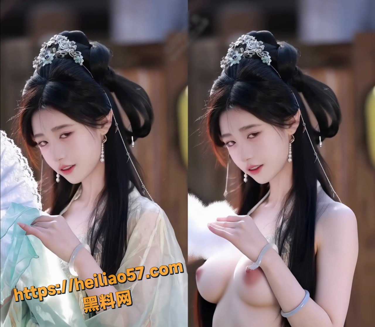 抖音网红AI脱衣视频3