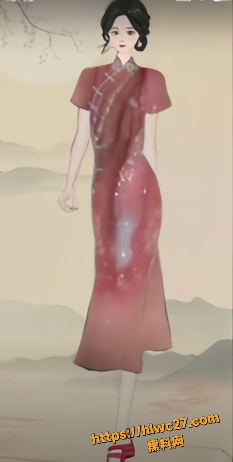 05旗袍万福图wm