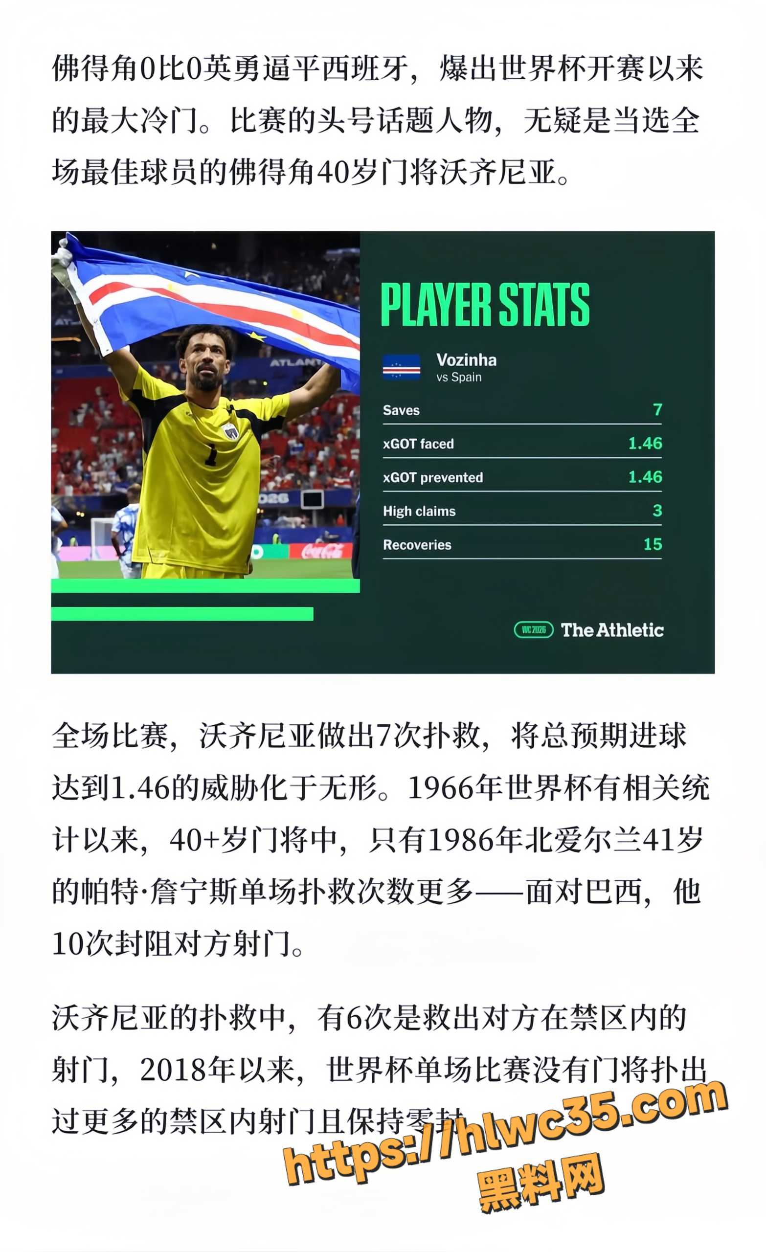 佛得角门将沃西尼亚9